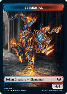 4 4 elemental token